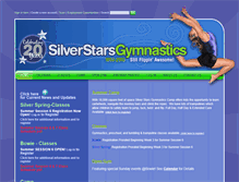 Tablet Screenshot of gosilverstars.com